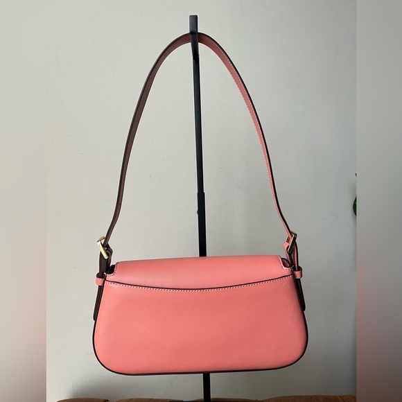Kate Spade Madison Saffiano Leather Shoulder Bag in Coral Pink - Picture 2 of 10